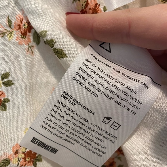 Reformation Bogota Dress in Geraldine - Picture 5 of 7